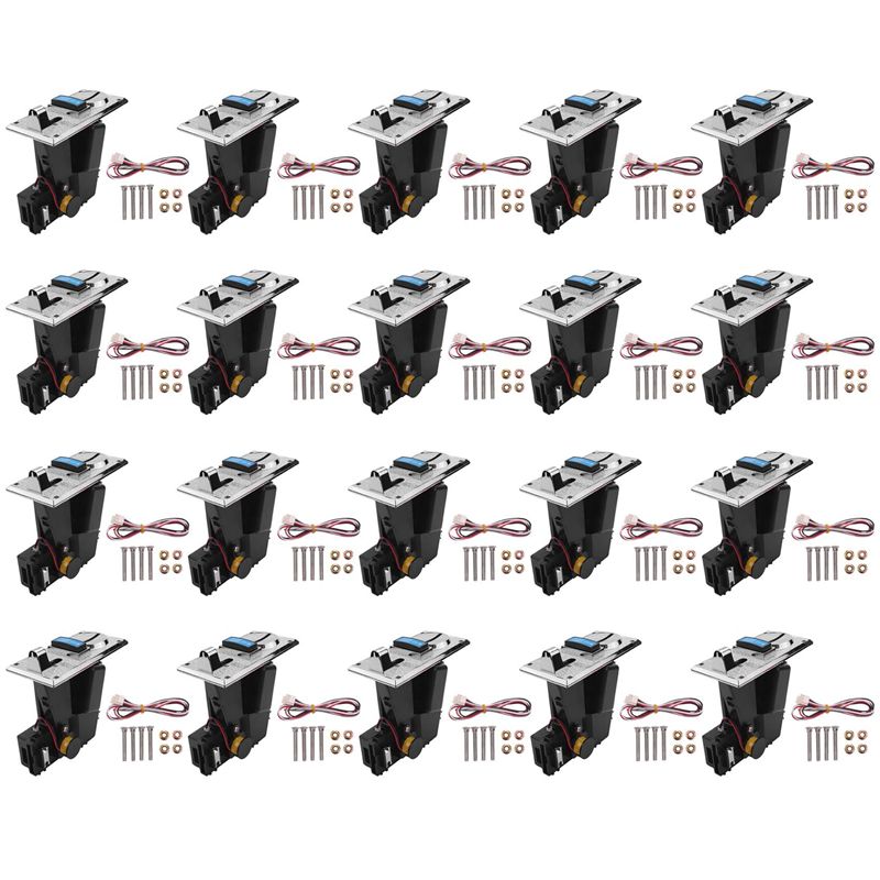 Arcade Games And Vending - 20X Multi Coin Acceptor Electronic Roll