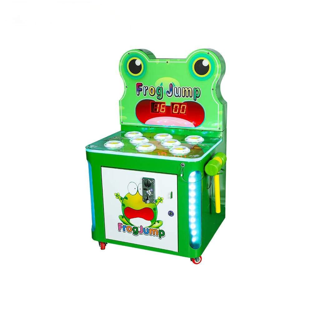 Coin Operated Kiddie Ride - Coin Operated Crazy Frog Hitting Kids