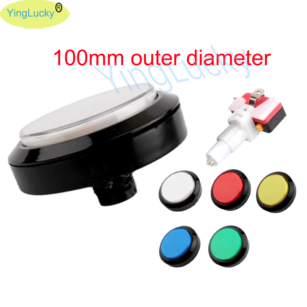 12V Arcade LED Button 100mm Pl - Arcade Game Jackpot review and price